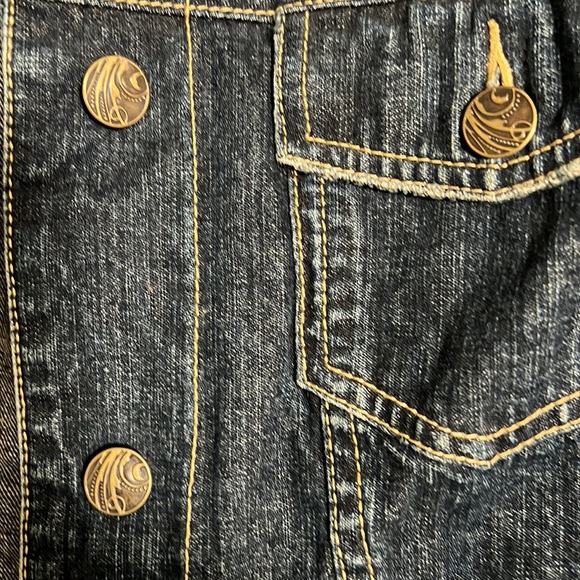 Indigo palms jean jacket, size L - Picture 5 of 7